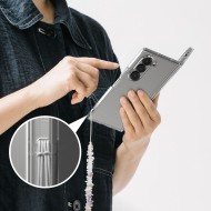 Удароустойчив твърд кейс за Samsung Galaxy Z Fold 6 от Ringke Fusion - Прозрачен