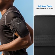 Универсален спортен калъф с лента за ръка от Spigen A702 - Черен