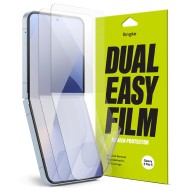 2 броя защитно фолио за дисплей на Samsung Galaxy Z Flip 6 от Ringke Dual Easy 2-Pack - Прозрачни