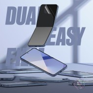 2 броя защитно фолио за дисплей на Samsung Galaxy Z Flip 6 от Ringke Dual Easy 2-Pack - Прозрачни