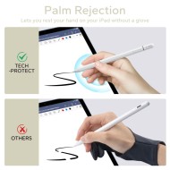 Дигитална писалка за iPad от Tech Protect Digital Magnetic - Бяла