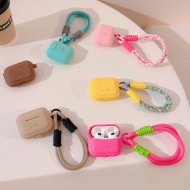 TECH-PROTECT SILICONE ROPE APPLE AIRPODS PRO 1 / 2 CHOCOLATE BROWN