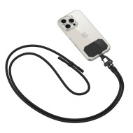 Универсален ремък 80 см за смартфон от Tech-Protect C5S Rope Crossbody – Черен