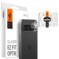 2 броя протектори за камера на Google Pixel 9 Pro от Spigen Optik Tr Ez Fit - Прозрачни