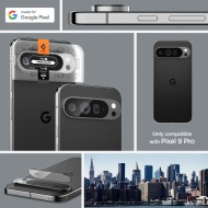 2 броя протектори за камера на Google Pixel 9 Pro от Spigen Optik Tr Ez Fit - Прозрачни