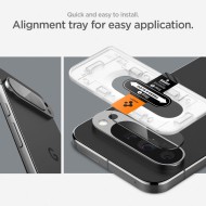 2 броя протектори за камера на Google Pixel 9 Pro от Spigen Optik Tr Ez Fit - Прозрачни