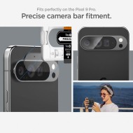 2 броя протектори за камера на Google Pixel 9 Pro от Spigen Optik Tr Ez Fit - Прозрачни