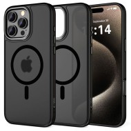 Кейс с MagSafe за iPhone 16 Pro Max от Tech-Protect MagEdge - Black Matte / Gunmetal