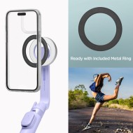 Магнитен селфи стик и статив с MagSafe и Bluetooth от Spigen S571W - Lavender
