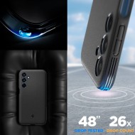 Удароустойчив калъф за Samsung Galaxy M35 5G от  Spigen Essential SandBlast - Черен