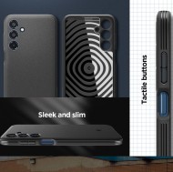 Удароустойчив калъф за Samsung Galaxy M35 5G от  Spigen Essential SandBlast - Черен