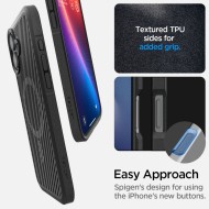 Силиконов кейс с MagSafe за iPhone 16 от Spigen Core Armor - Matte Black