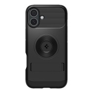 Удароустойчив кейс с MagSafe за iPhone 16 от Spigen Slim Armor Mag - Black