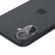 2 броя стъклени протектори за камера на iPhone 16 / 16 Plus от Spigen Optik Glas.TR - Прозрачни