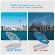 2 броя стъклени протектори за камера на iPhone 16 / 16 Plus от Spigen Optik Glas.TR - Прозрачни
