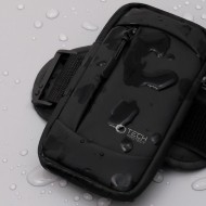 Универсален спортен калъф с лента за ръка от Tech-Protect M6 - Черен