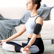 Универсален спортен калъф с лента за ръка от Tech-Protect M6 - Черен