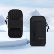 Универсален спортен калъф с лента за ръка от Tech-Protect M6 - Черен