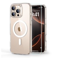 Силиконов кейс с MagSafe за iPhone 16 Pro Max от ESR Classic Hybrid Halolock - Clear