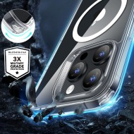 Силиконов кейс с MagSafe за iPhone 16 Pro Max от ESR Classic Hybrid Halolock - Clear