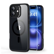 Силиконов кейс с MagSafe за iPhone 16 Plus от ESR Classic Hybrid Halolock - Clear /Black