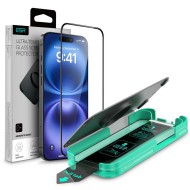 Стъклен протектор за дисплей на iPhone 16 Pro от ESR Armorite - Черен