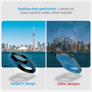 2 броя стъклени протектори за камера на iPhone 16 / 16 Plus от Spigen Optik Glas.TR - Черни