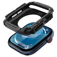 Удароустойчив кейс за Apple Watch 10 (46mm) от Spigen Rugged Armor - Черен мат