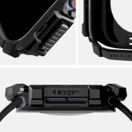 Удароустойчив кейс за Apple Watch 10 (46mm) от Spigen Rugged Armor - Черен мат