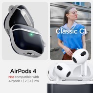 Твърд кейс за Apple AirPods от Spigen Classis C1 - Graphite