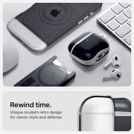 Твърд кейс за Apple AirPods от Spigen Classis C1 - Graphite