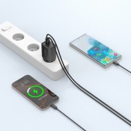 Зарядно за IOS и Android с GaN и PD 45W от Tech-Protect NC45W-GAN - Черно