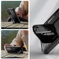 360 градусов калъф за Samsung Galaxy S24 FE от Tech-Protect Kevlar Cam+ - Черен