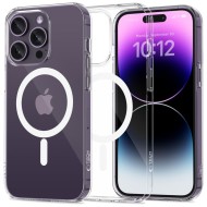 Силиконов кейс с MagSafe за iPhone 14 Pro от Tech-Protect FlexAir - Прозрачен