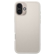 Кожен кейс с ремък и MagSafe за iPhone 16 от Spigen Cyrill Kajuk Classic Charm - Cream
