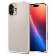 Кожен кейс с ремък и MagSafe за iPhone 16 от Spigen Cyrill Kajuk Classic Charm - Cream