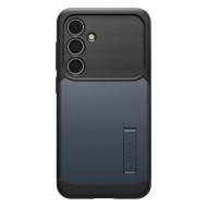 Твърд кейс със стойка за Samsung Galaxy S24 FE от Spigen Slim Armor CS - Metal Slate