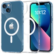 Силиконов кейс с MagSafe за iPhone 13 Mini от Tech-Protect FlexAir - Прозрачен