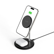 Магнитна безжична станция 15W с MagSafe от Tech Protect QI-A39 - Черна