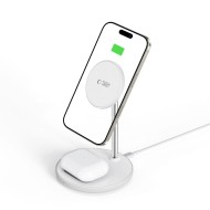 Магнитна безжична станция 15W с MagSafe от Tech Protect QI-A39 - Бяло
