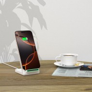 Безжично зарядно устройство 15W от Tech Protect QI-A40 - Бяло