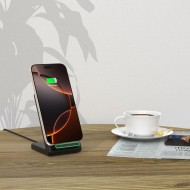Безжично зарядно устройство 15W от Tech Protect QI-A40 - Черно