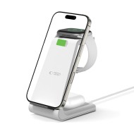 Безжична станция за зареждане 3 в 1 за iPhone, AirPods и Apple Watch от Tech-Protect QI15W-A36 - Бял