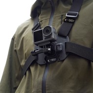 Гръдна стойка за GoPro / DJI от Tech Protect GA100 - Черна