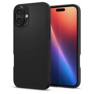 Кожен кейс с MagSafe за iPhone 16 от Spigen Cyrill Kajuk Mag - Black