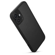Кожен кейс с MagSafe за iPhone 16 от Spigen Cyrill Kajuk Mag - Black