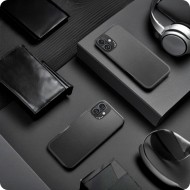 Кожен кейс с MagSafe за iPhone 16 от Spigen Cyrill Kajuk Mag - Black