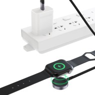 Магнитно зарядно устройство с USB-C за Apple Watch 120см. от  Tech-Protect MC01 UltraBoost - Черно