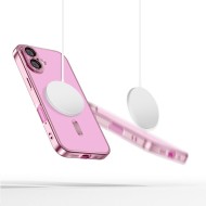 Твърд кейс с MagSafe и протектор за камерата на iPhone 16 от Tech-Protect MagFlex - Shiny Rose
