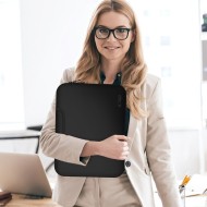 Неопренова чанта за лаптоп 13-14 инча от Tech-Protect Neoprene Bag - Черен